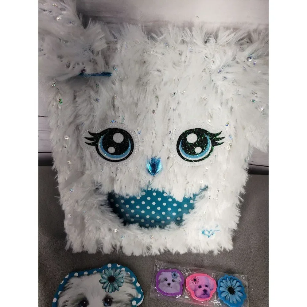 JUSTICE PUPPY STATIONARY‎ SCHOOL SUPPLY SET SHIMMERING & SHAGGY ACCESSORIES